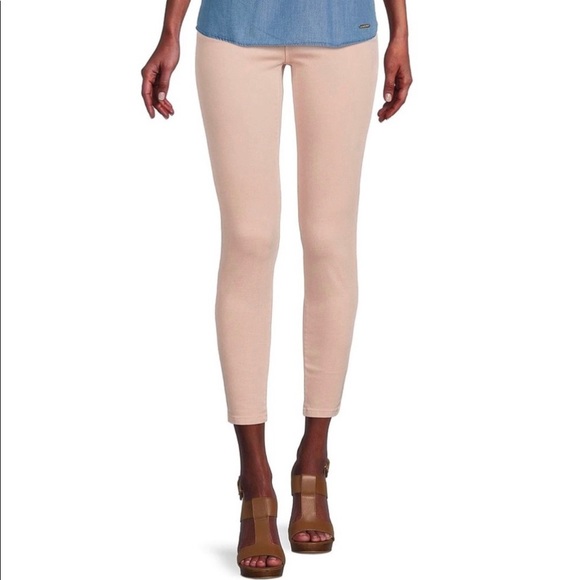 MICHAEL Michael Kors Denim - Michael Kors pale pink skinny jeans